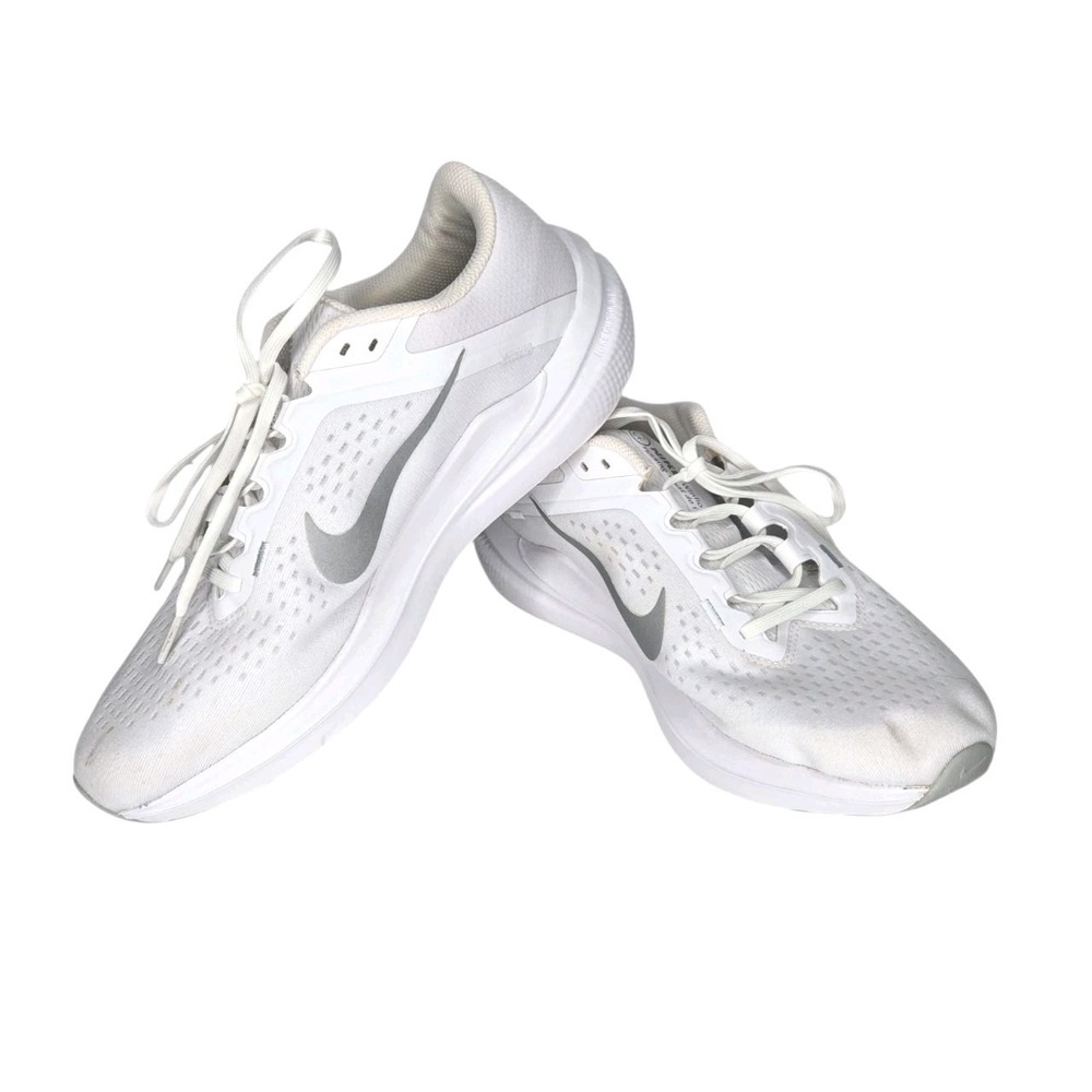 Nike Run Swift 3 White And Silver  Running Shoes Men's Size 11 DV4023-102